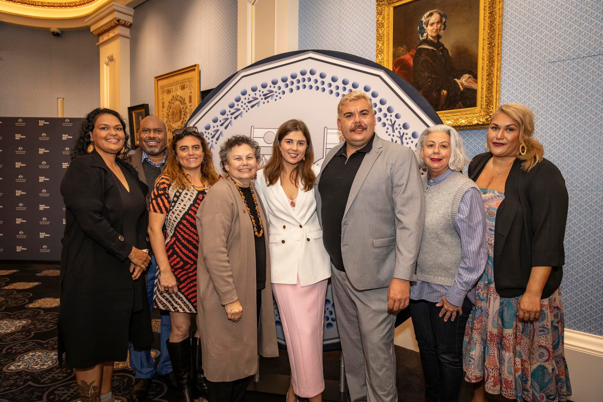 Cortney Glass with the 2024 National NAIDOC Committee in Adelaide