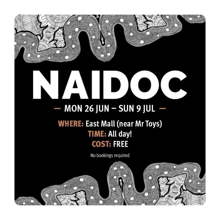 NAIDOC Week, Riverlink Shopping Centre, free event, family friendly