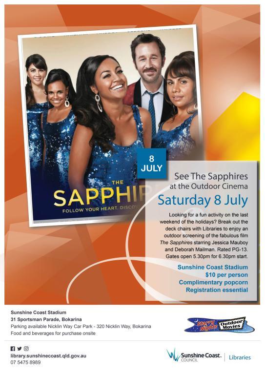 The Sapphires Outdoor Cinema Event - Sunshine Coast