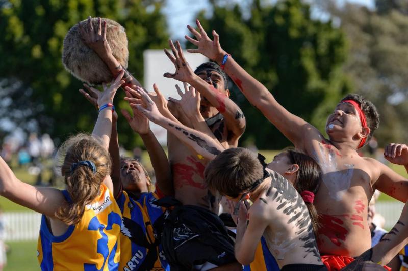 Swans Community Marn Grook and Footy Clinic