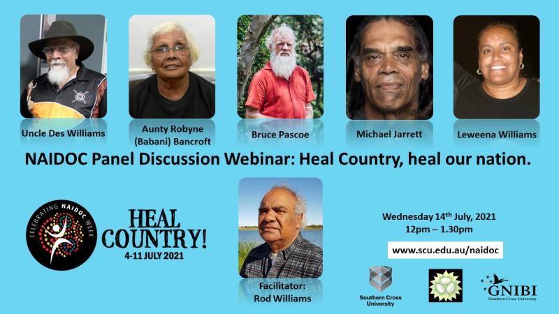 NAIDOC Panel Discussion Webinar: Heal Country, heal our nation.