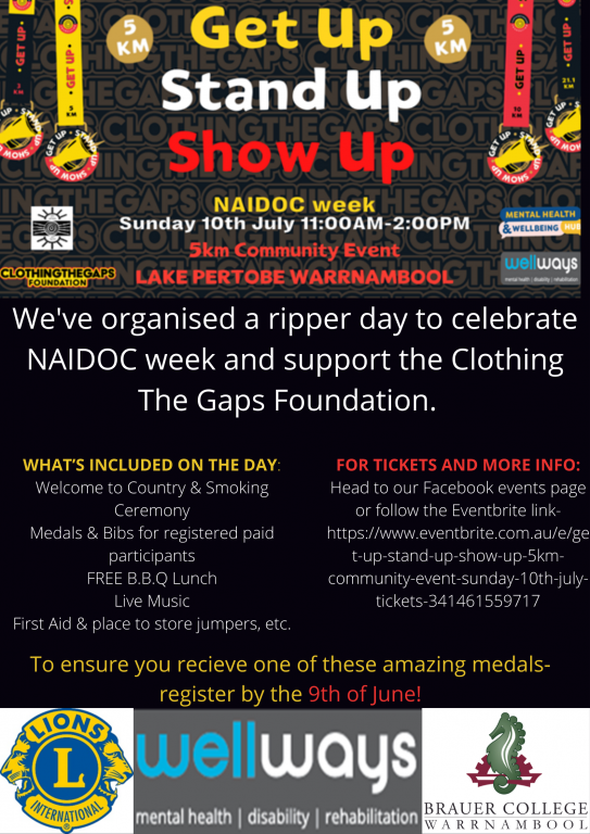 Get Up! Stand Up! Show Up! 5km Community Event Warrnambool