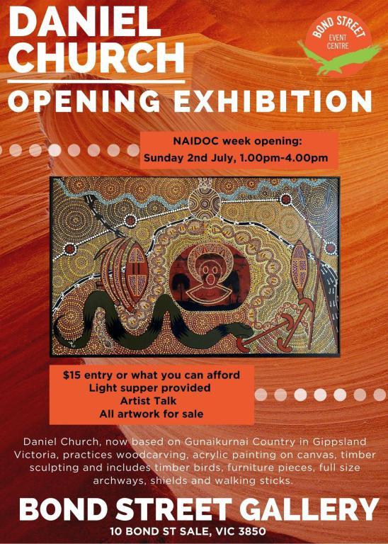 Indigenous artist Daniel Church (NAIDOC WEEK)