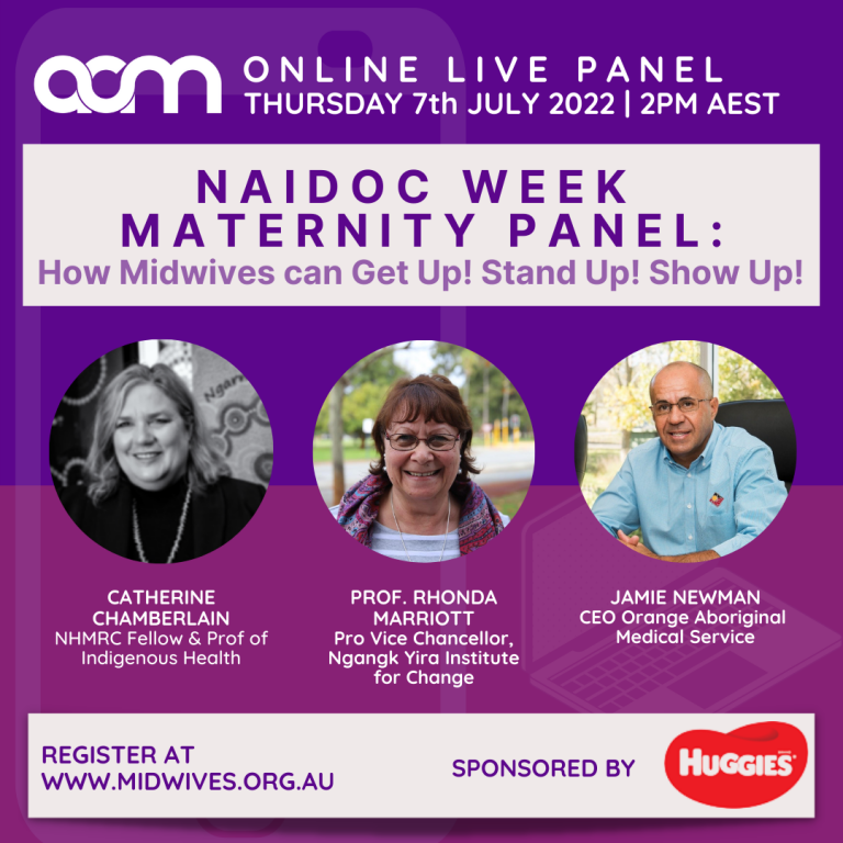 NAIDOC Week Maternity Panel: How Midwives can Get Up! Stand Up! Show Up!