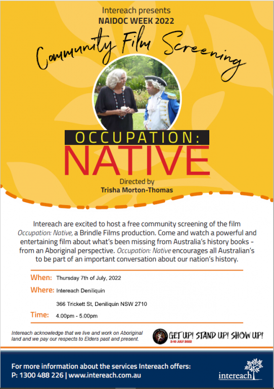 Flyer - Community Film Screening - Free event in Deniliquin NSW