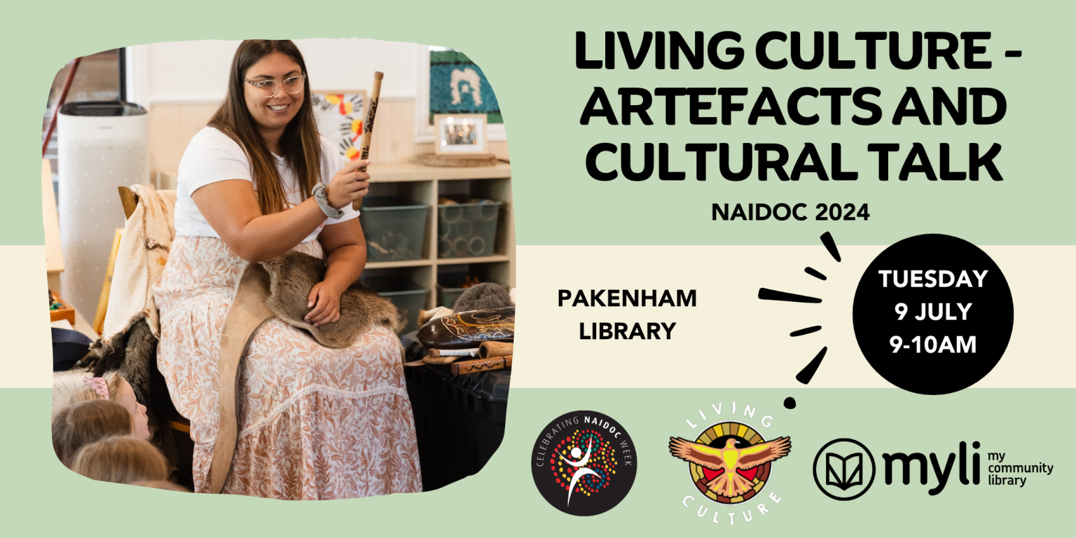 Event Photo: Living Culture Cultural & Artefacts Talk @ Pakenham Library